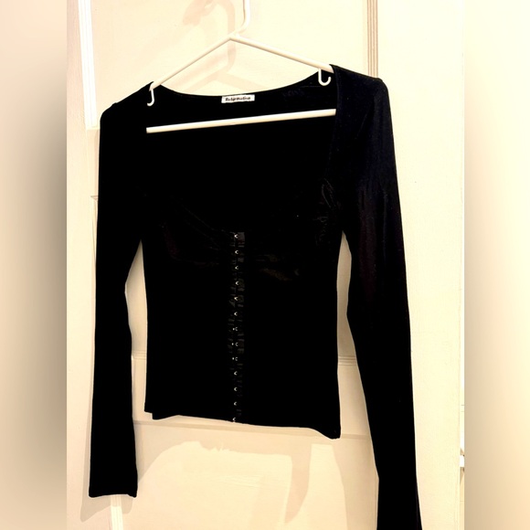 REFORMATION HOOK AND EYE LONG SLEEVE - Picture 1 of 5